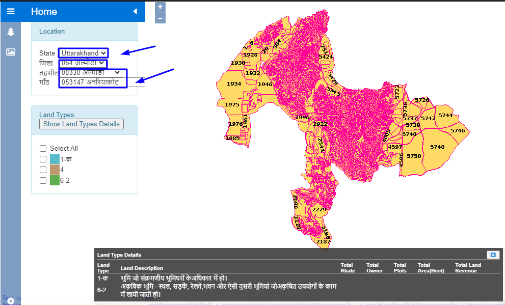 Uttarakhand Bhu-Naksha Kaise Dekhen 2023 