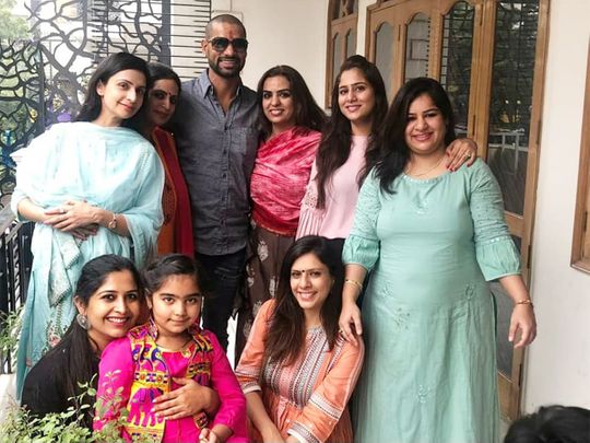 Shikhar Dhawan Family